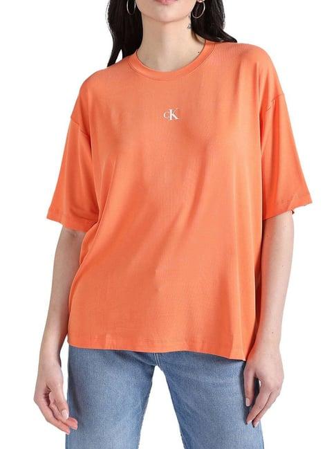 calvin klein summer squash logo loose fit t-shirt