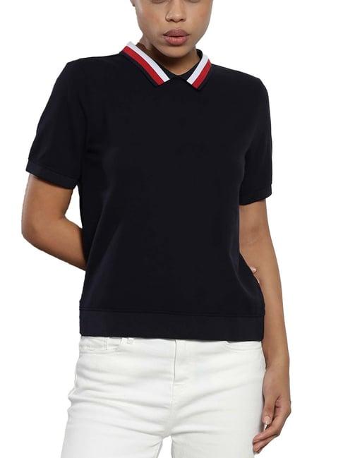 tommy hilfiger desert sky relaxed fit polo t-shirt