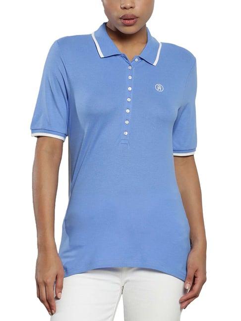 tommy hilfiger blue spell slim fit polo t-shirt