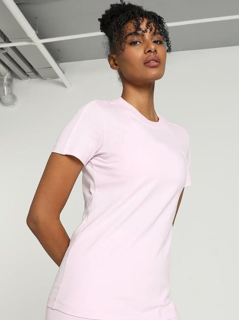 puma lilac cotton t-shirt