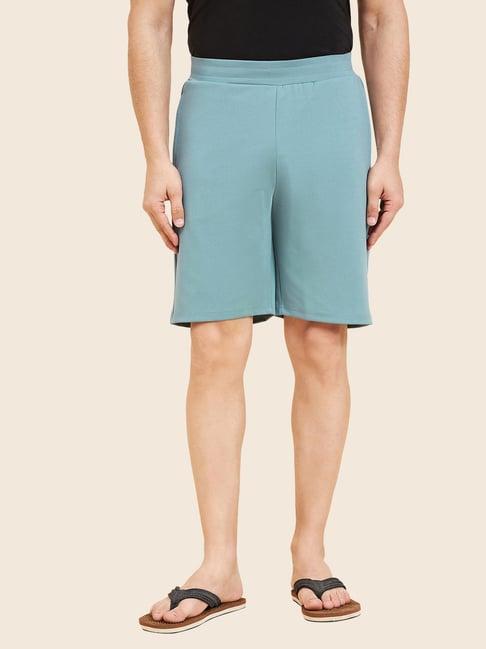 sweet dreams light blue regular fit lounge shorts