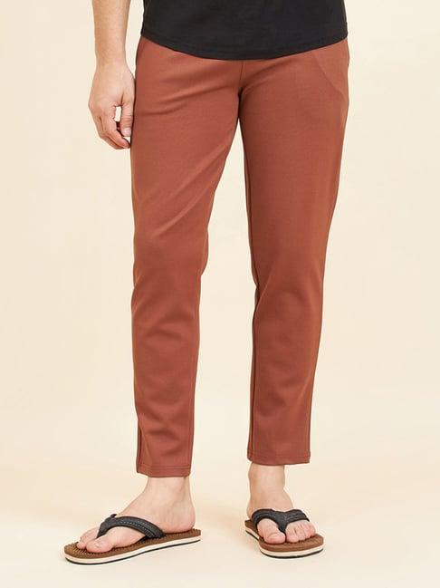 sweet dreams brown regular fit lounge pants