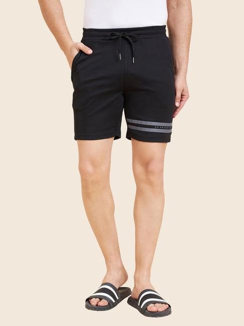 sweet dreams black regular fit lounge shorts