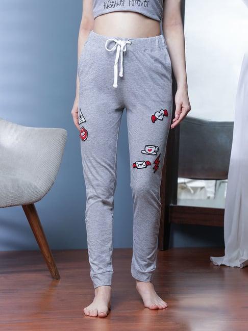 slumber jill grey lounge pants