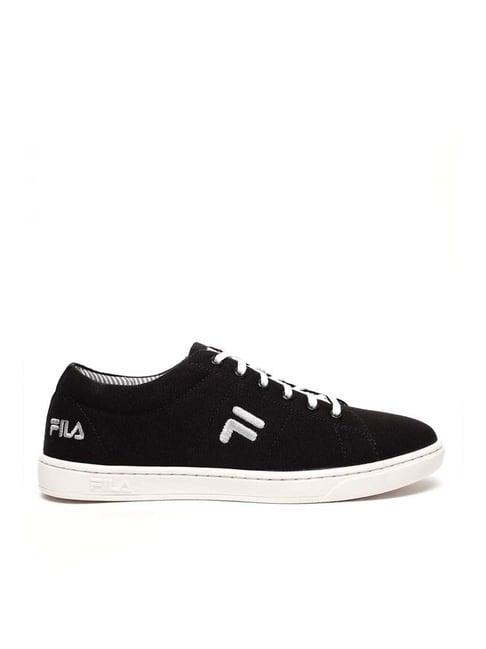 fila men's eziota black casual sneakers