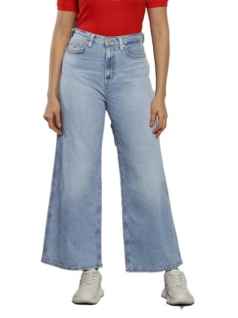 tommy hilfiger claire denim light lightly washed high rise jeans