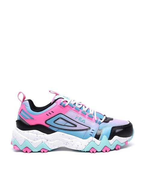 fila women's oakmont multicolored running shoes