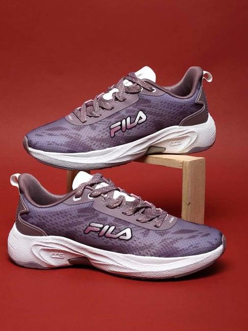 fila women's tolliver w purple running shoes