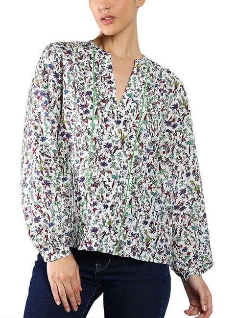 tommy hilfiger multicolor floral regular fit shirt