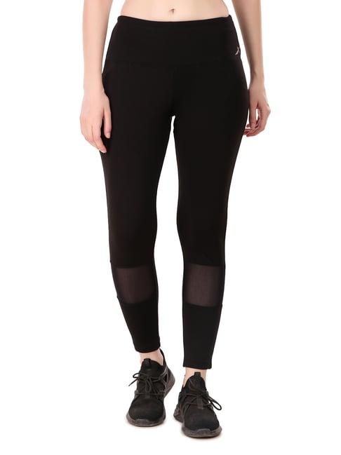 vector x black slim fit high rise tights