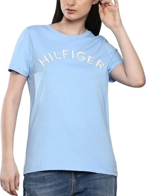 tommy hilfiger vessel blue logo regular fit t-shirt