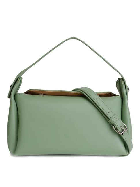 kazo sea green small handbag