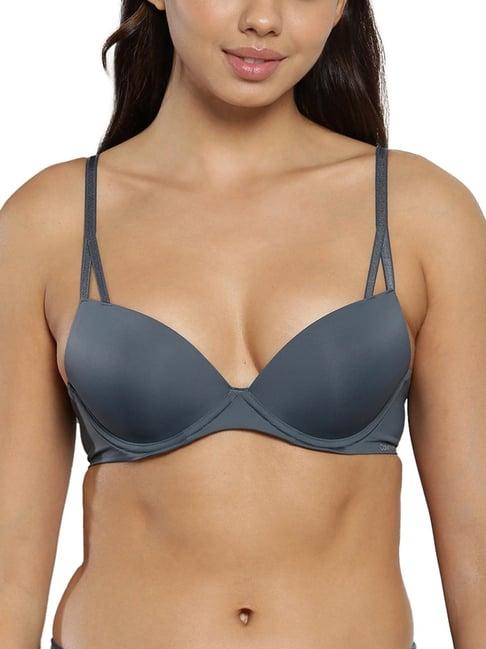 calvin klein grey regular fit bra