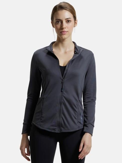 jockey grey regular fit sports jacket