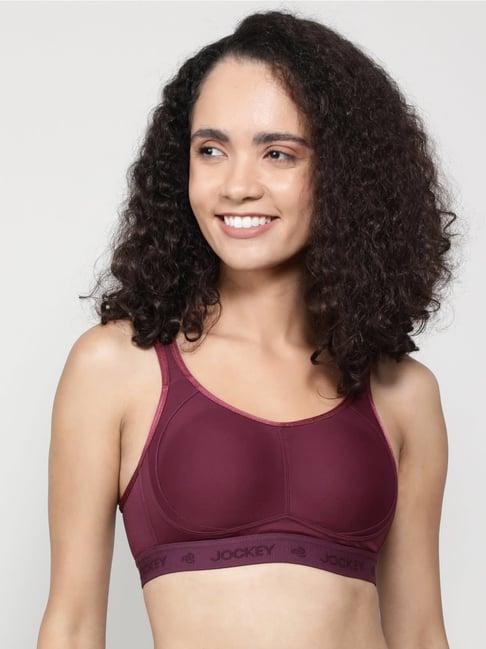 jockey purple sports bra