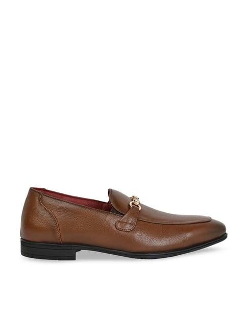 regal men's tan formal loafers