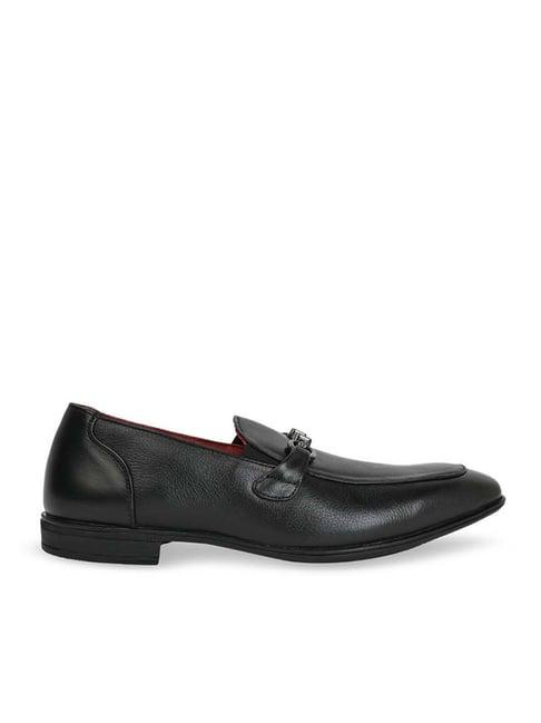 regal men's black formal loafers