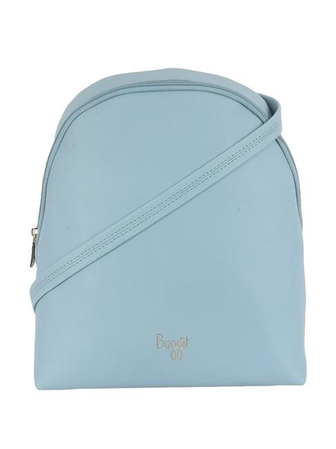 baggit goaler blue pu solid backpack