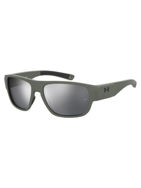 under armour white rectangular uv protection sunglasses for men