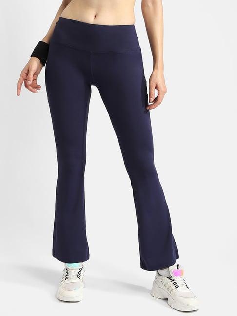 madame navy relaxed fit trackpants