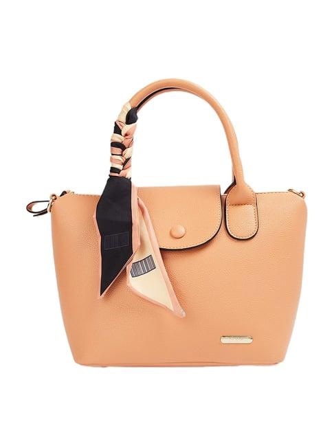 ginger by lifestyle orange handbag