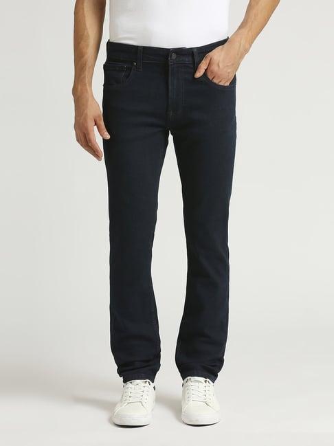 pepe jeans black cotton slim fit jeans