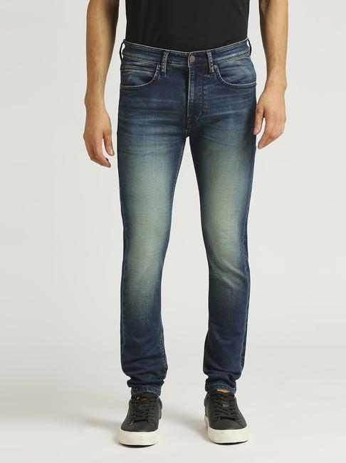 pepe jeans dark indigo blue skinny jeans