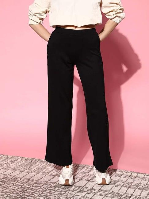 sweet dreams black mid rise track pants