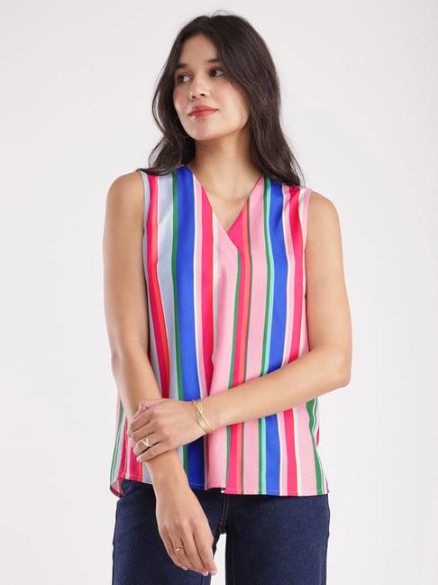 fablestreet multicolor striped top