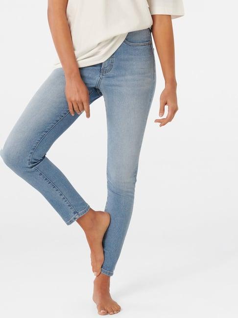 forever new light blue regular fit high rise jeans