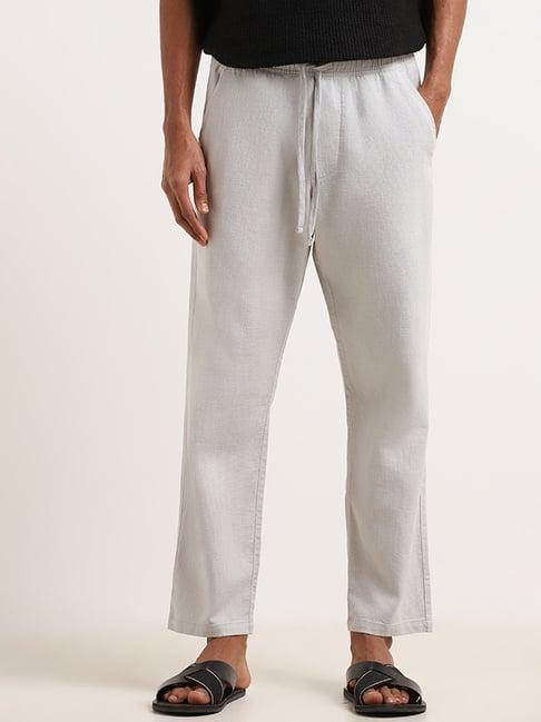 eta by westside light grey relaxed fit chinos