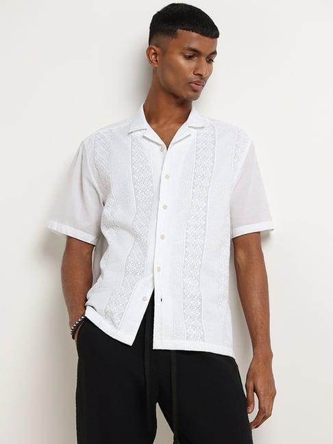 eta by westside white relaxed fit shirt