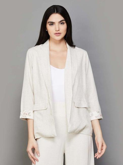 code by lifestyle beige plain shrug