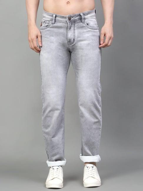 louis stitch light grey comfort fit jeans