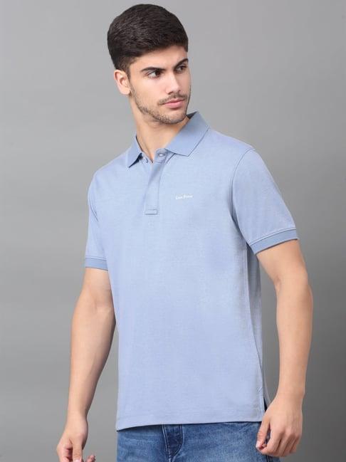 louis stitch navy blue regular fit polo t-shirt