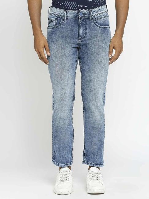 basics blue slim fit jeans