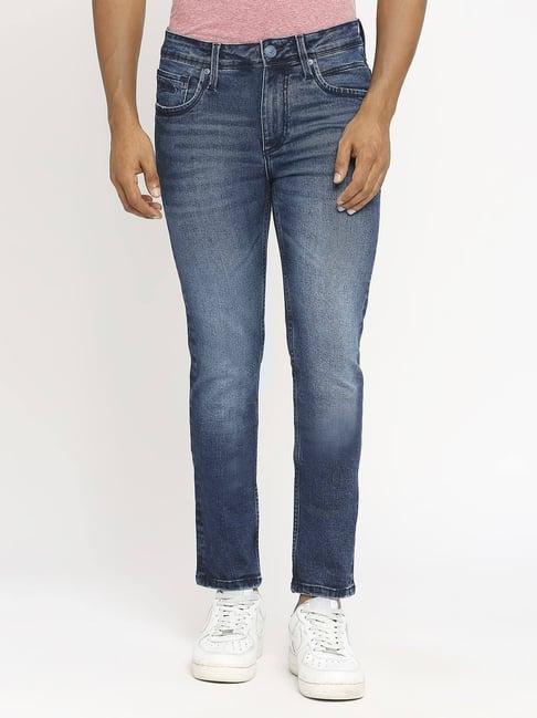 basics blue slim fit jeans