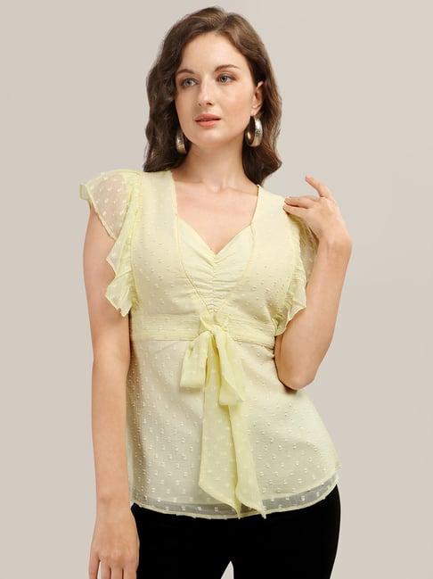 prettify yellow self design top