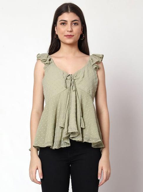 prettify light green self design top