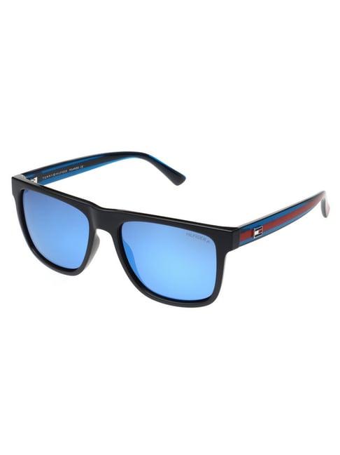 tommy hilfiger grey wayfarer uv protection sunglasses for men