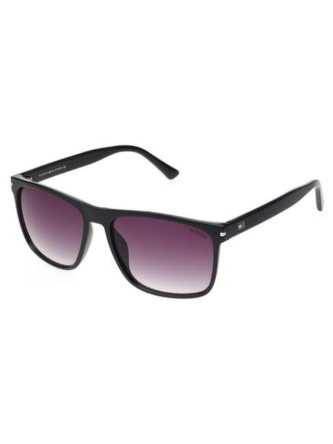 tommy hilfiger grey wayfarer uv protection unisex sunglasses