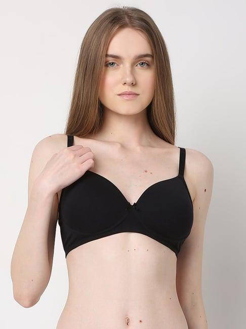 vero moda intimates black non-wired full coverage bra