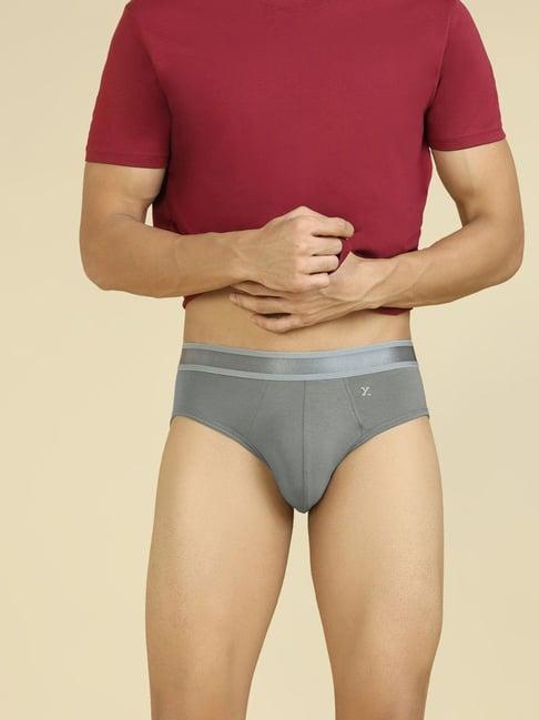 xyxx opal grey regular fit briefs