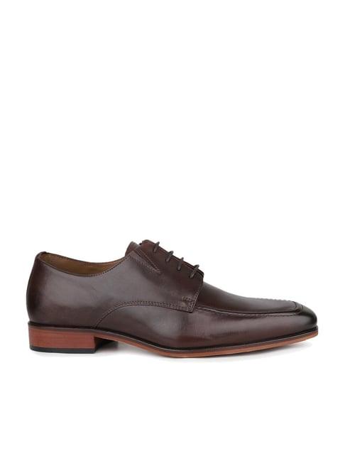 atesber by inc.5 men's brown derby shoes