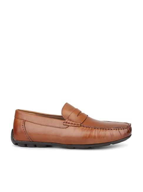 atesber by inc.5 men's tan casual loafers