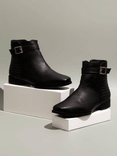 inc.5 women's black casual booties