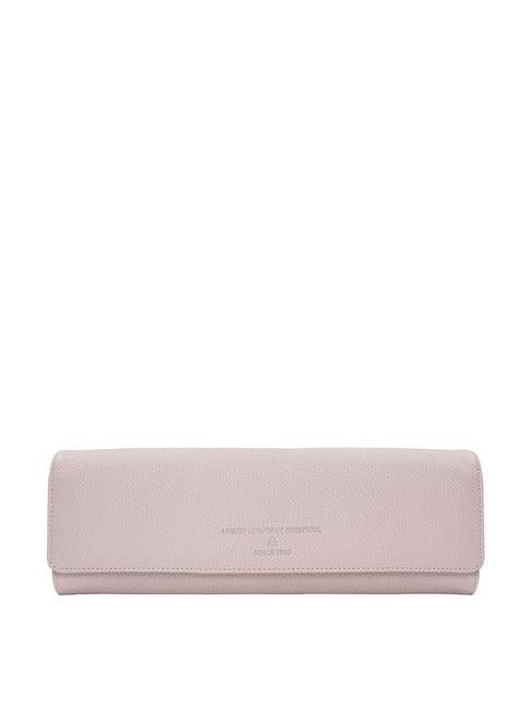 united colors of benetton amelie soft pink solid handbag