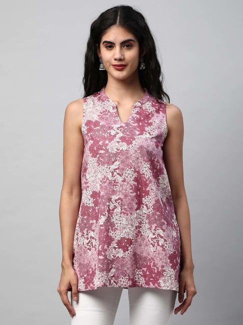 kami kubi pink printed tunic