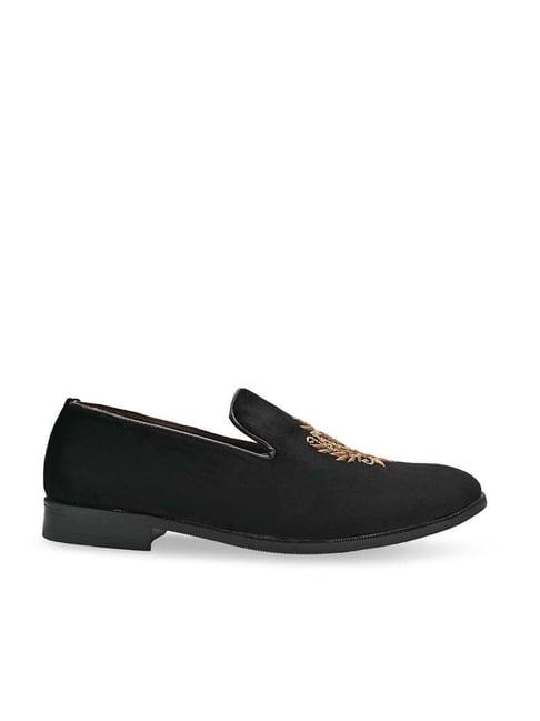 regal men's black casual loafers