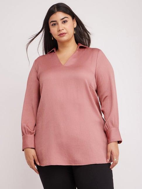 fablestreet pink relaxed fit tunic